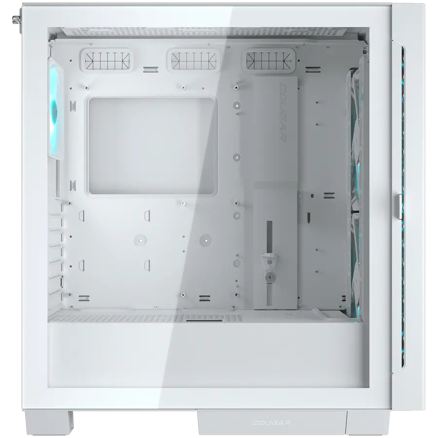 COUGAR AIRFACE ECO RGB PC Case, Mid Tower, White - image 3