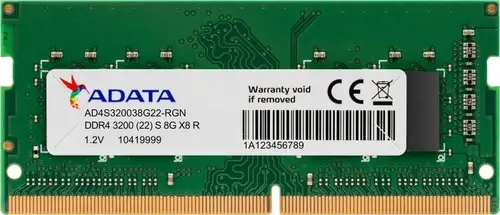Памет, ADATA 8GB DDR4 3200 MHz SO-DIMM - 1