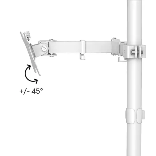 HAMA Стойка за монитор за бюро ( 13" - 35"), регулируема, 2 рамена,12кг, бял - image 10