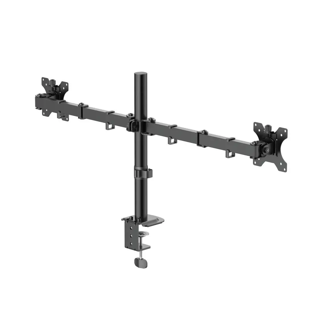 HAMA Стойка за 2 монитора за бюро, регулируема, 13" - 35", 12 кг, Черна - image 2