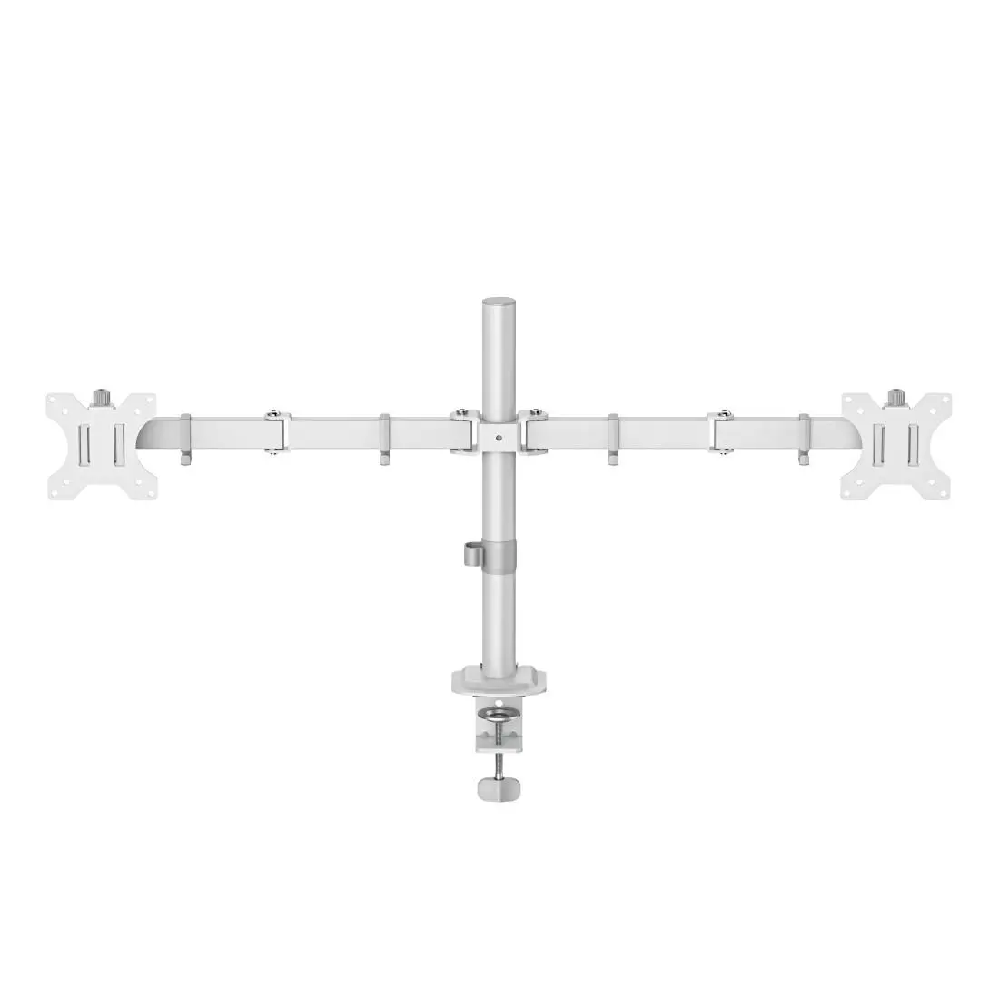 HAMA Стойка за 2 монитора за бюро, регулируема, 13" - 35", 12 кг, Бял - image 1