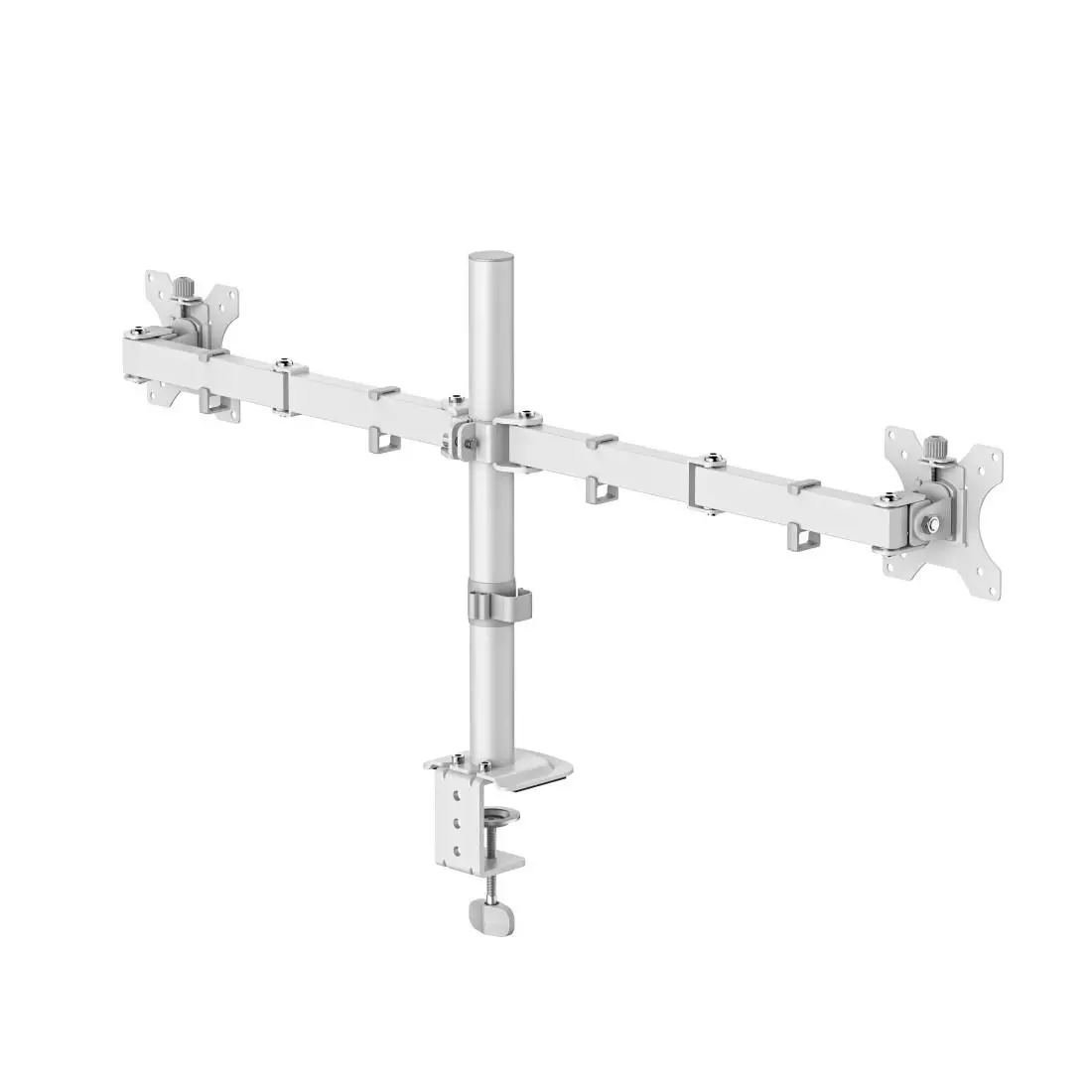 HAMA Стойка за 2 монитора за бюро, регулируема, 13" - 35", 12 кг, Бял - image 2
