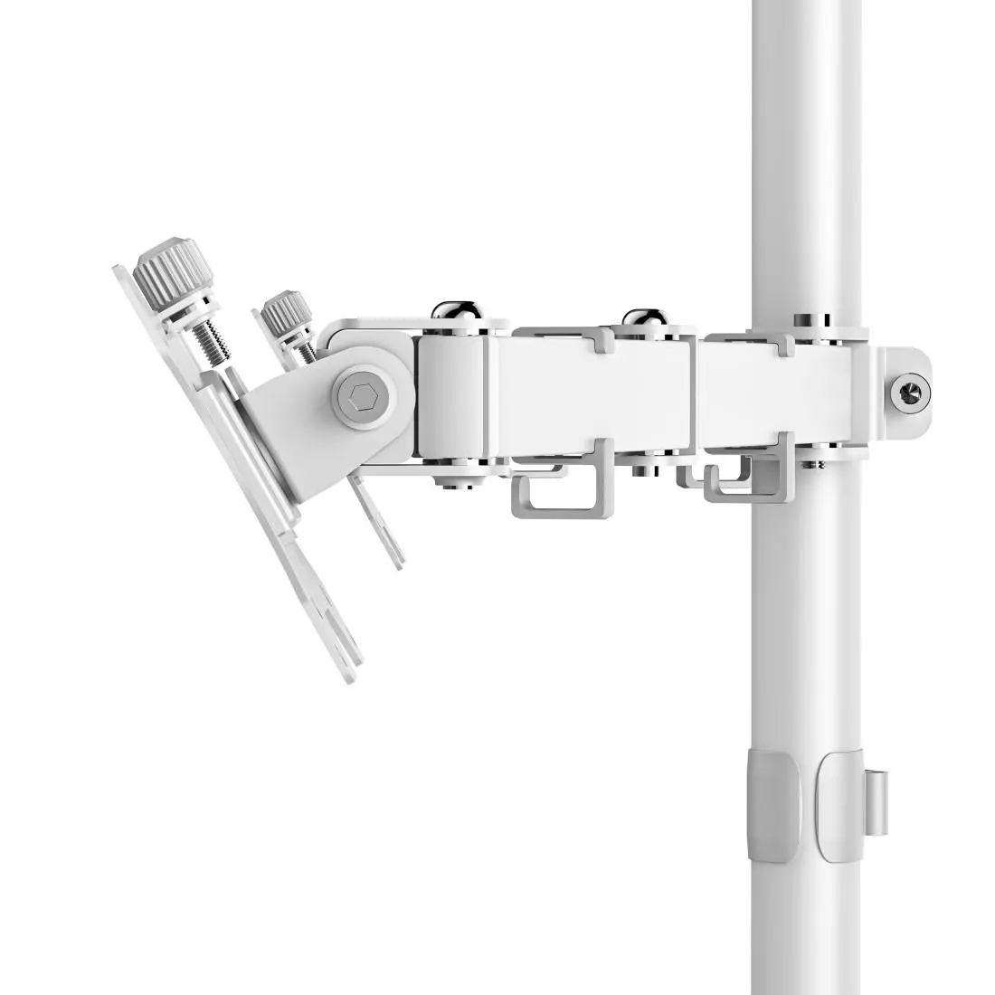 HAMA Стойка за 2 монитора за бюро, регулируема, 13" - 35", 12 кг, Бял - image 5