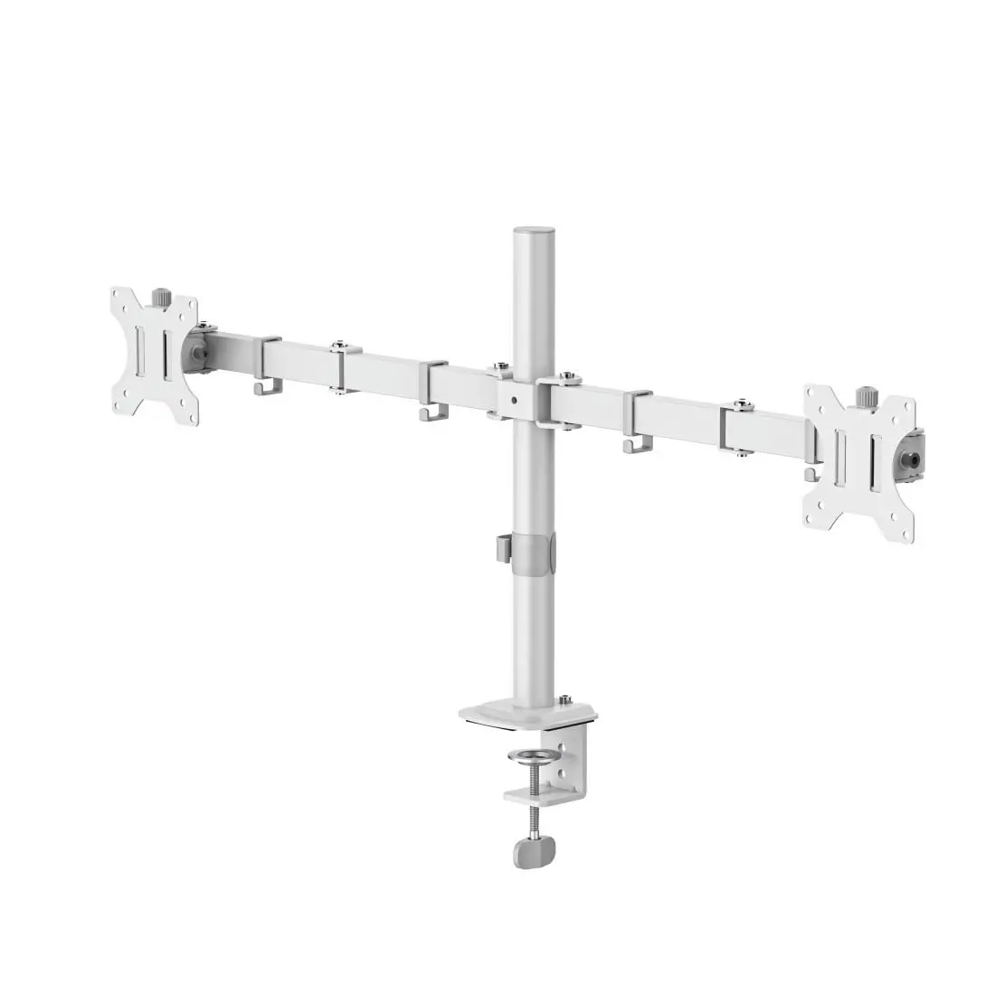 HAMA Стойка за 2 монитора за бюро, регулируема, 13" - 35", 12 кг, Бял - image 7