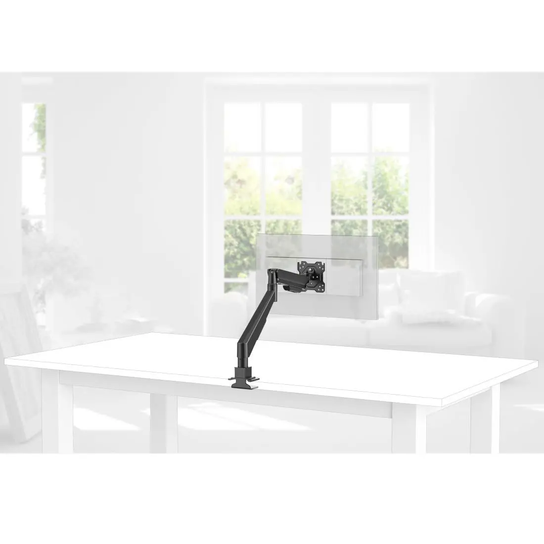 HAMA Стойка за монитор за бюро, 17"-35", регулируема, газова пружина - image 3