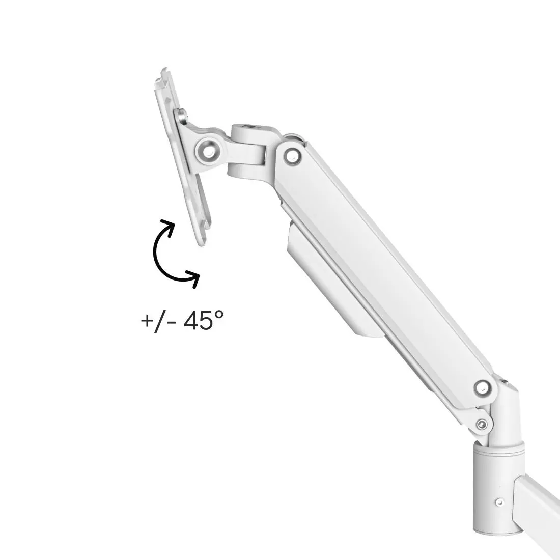 HAMA Стойка за монитор за бюро, 17"-35", регулируема, газова пружина, бял - image 11