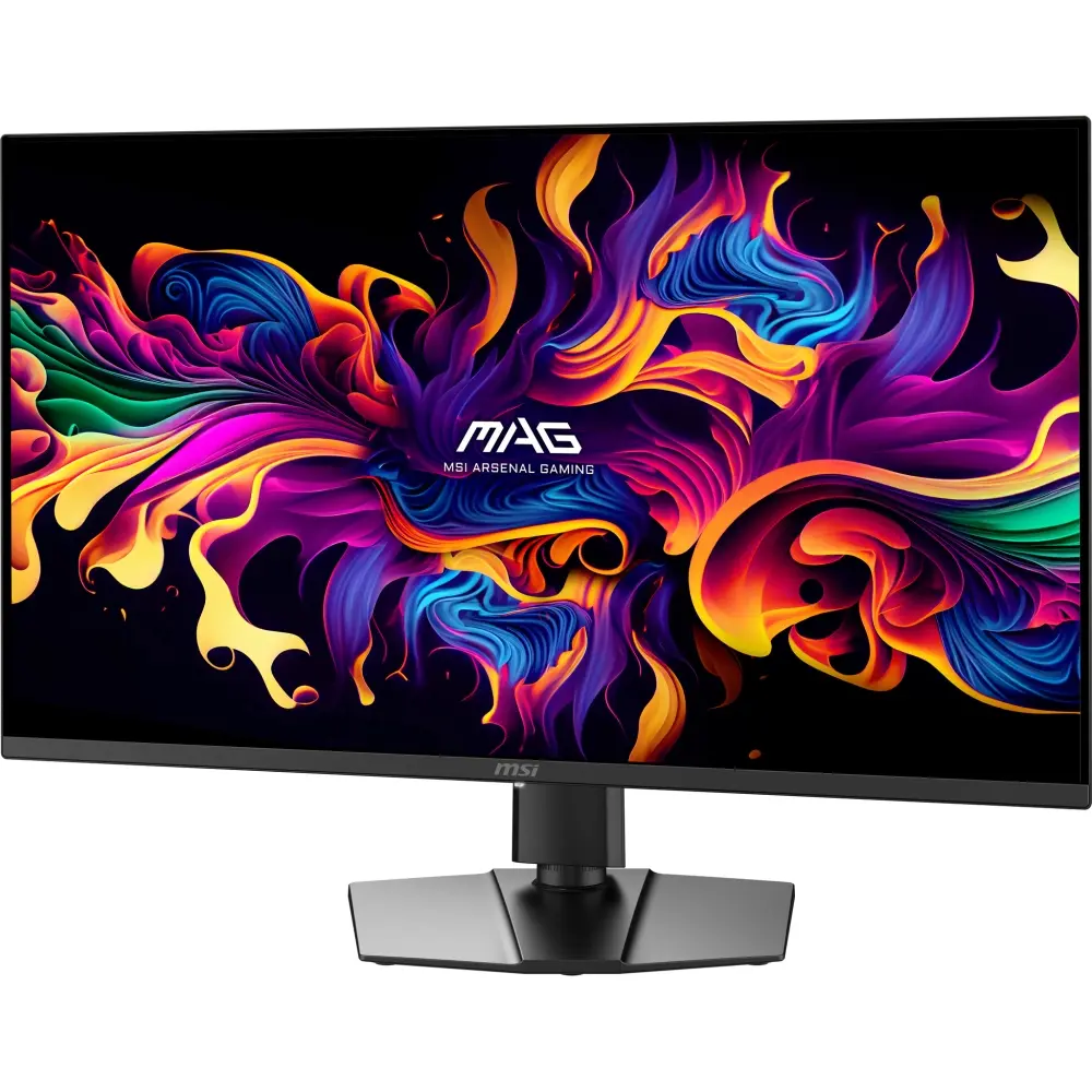 Монитор, MSI MAG 322UP QD-OLED E16 Gaming Monitor, 31.5", 0.03ms, 165Hz, 3840x2160, G-SYNC, AMD FreeSync Premium Pro, AI Vision, Console Mode, ClearMR 10000, HDR True Black 400, Type-C(15W PD), DP(1.4a), 2xHDMI(2.1), Pivot, Heigh Adj., VESA 100, Black, 7.7kg - image 1
