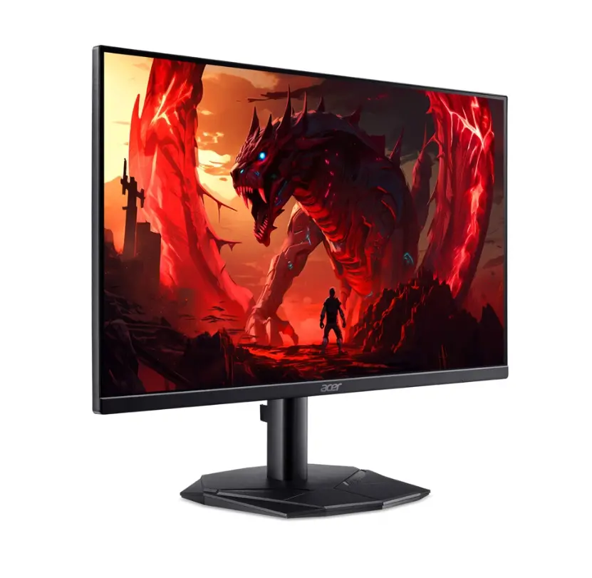 Монитор, Acer Nitro KG240YP0bi, 23.8'' FHD (1920X1080), VA, 144Hz, 100M:1, 250nits, 4ms (GTG)/1ms (VRB), 99% sRGB, VGA, HDMI, FreeSync, ZeroFrame, Tilt, Energy Star, Vesa, Energy Class D, Black, 2Y - image 1