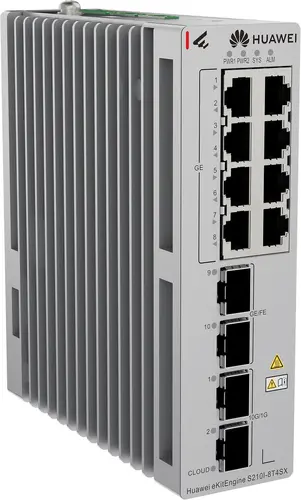 Комутатор Huawei S210I-8T4SX,8x1G, 2x10G SFP+,2x1G SFP,L2 индустриален - image 2