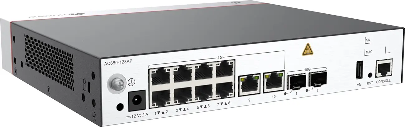 Контролер Huawei AC650-128AP, 10 x 1GE,2 x 10 GE SFP+, до 128 AP - image 1
