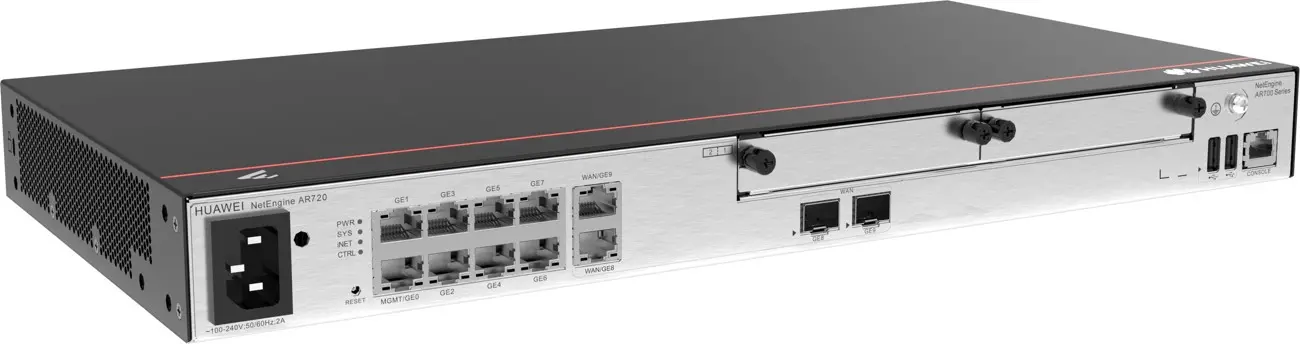 Рутер Huawei AR720, 2x1G WAN Combo, 8x1G LAN, VPN, рак - image 1