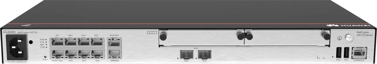 Рутер Huawei AR720, 2x1G WAN Combo, 8x1G LAN, VPN, рак - image 2