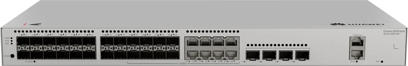 Комутатор Huawei S310-24ST4X, 24x1G SFP, 4x10G SFP+, L2+ - image 2