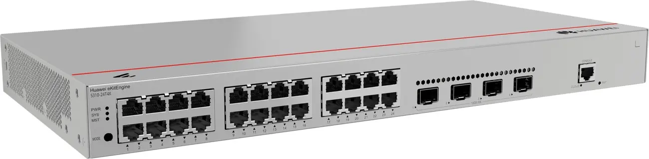 Комутатор Huawei S310-24T4X, 24x1G SFP, 4x10G SFP+, L2+ - image 1