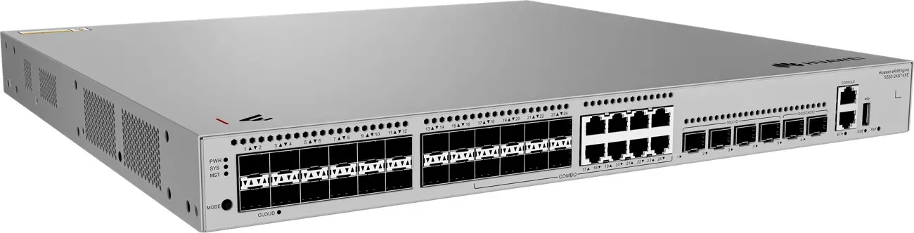 Комутатор Huawei S530-24ST4XE, 24x1G SFP, 4x10G SFP+, 2x12G stack ports, L3 - image 1