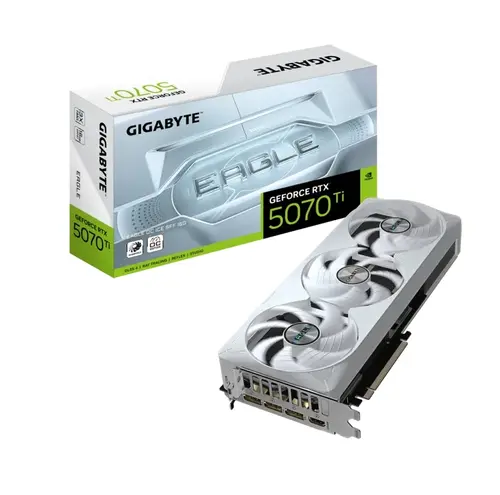 Видео карта, Gigabyte GeForce RTX 5070 Ti 16GB GDDR7 Eagle OC Ice SFF