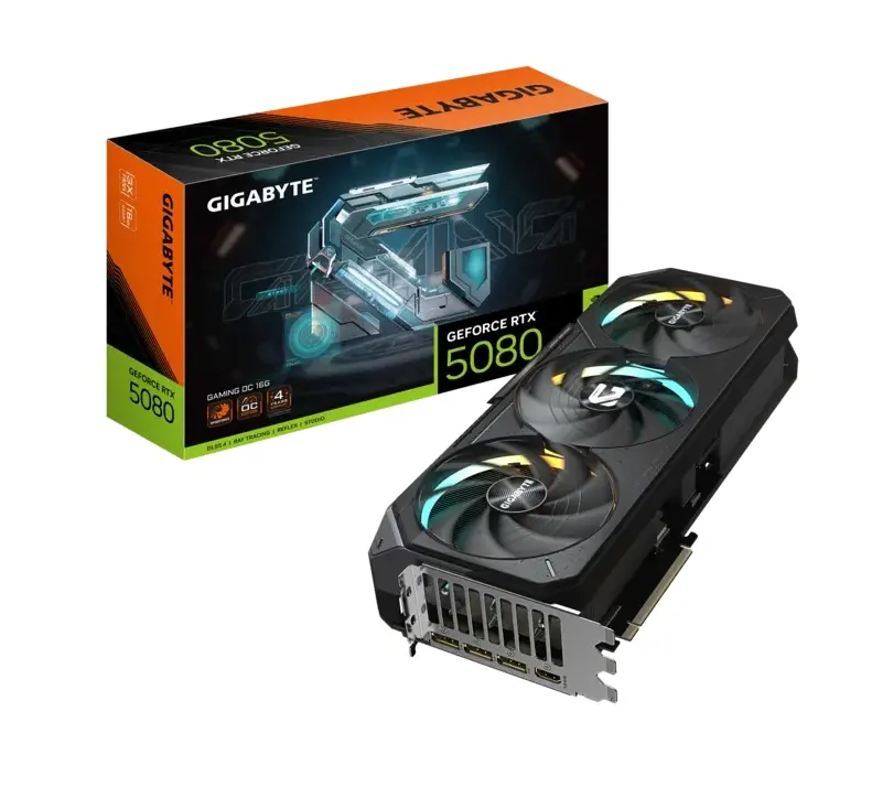 Видео карта, Gigabyte GeForce RTX 5080 16GB GDDR7 Gaming OC