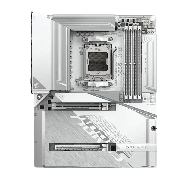 Placă de bază, Gigabyte B850 Aorus Stealth Ice - image 1
