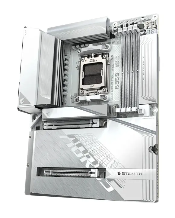 Placă de bază, Gigabyte B850 Aorus Stealth Ice - image 4