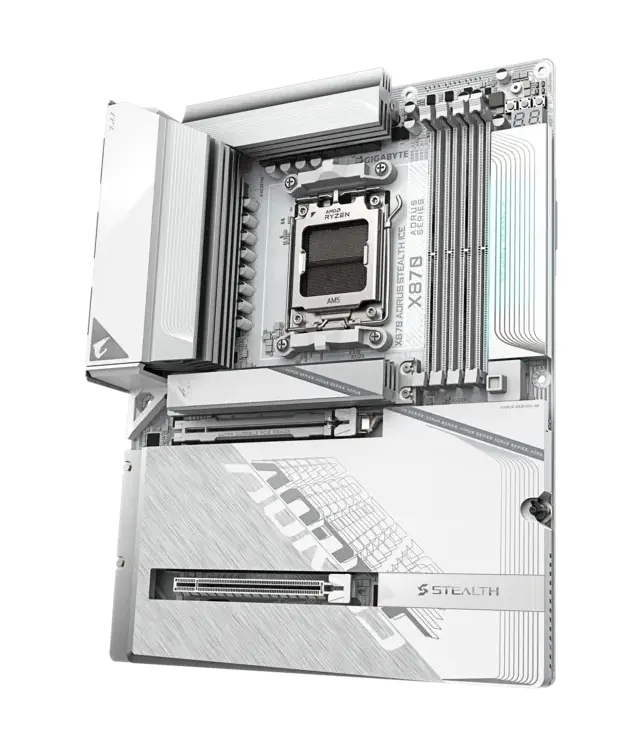 Дънна платка, Gigabyte X870E Aorus Stealth Ice - image 4