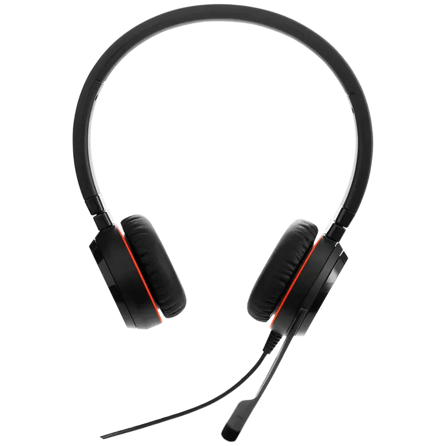 JABRA Evolve 20 SE, Stereo MS, USB C/A adapter, Leather - image 1