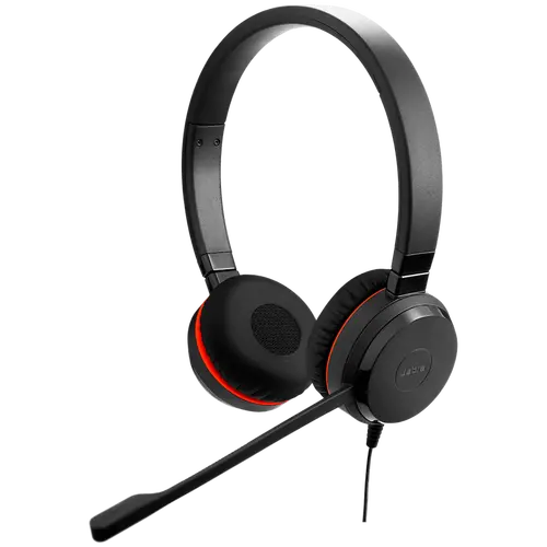 JABRA Evolve 20 SE, Stereo MS, USB C/A adapter, Leather - image 2