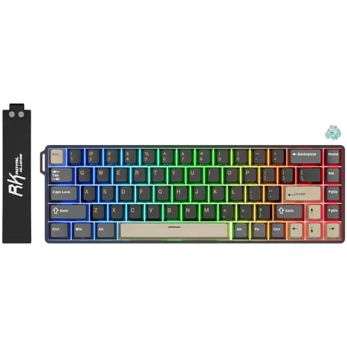 ROYAL KLUDGE RK68 HE Phantom Gaming Keyboard Mint switch