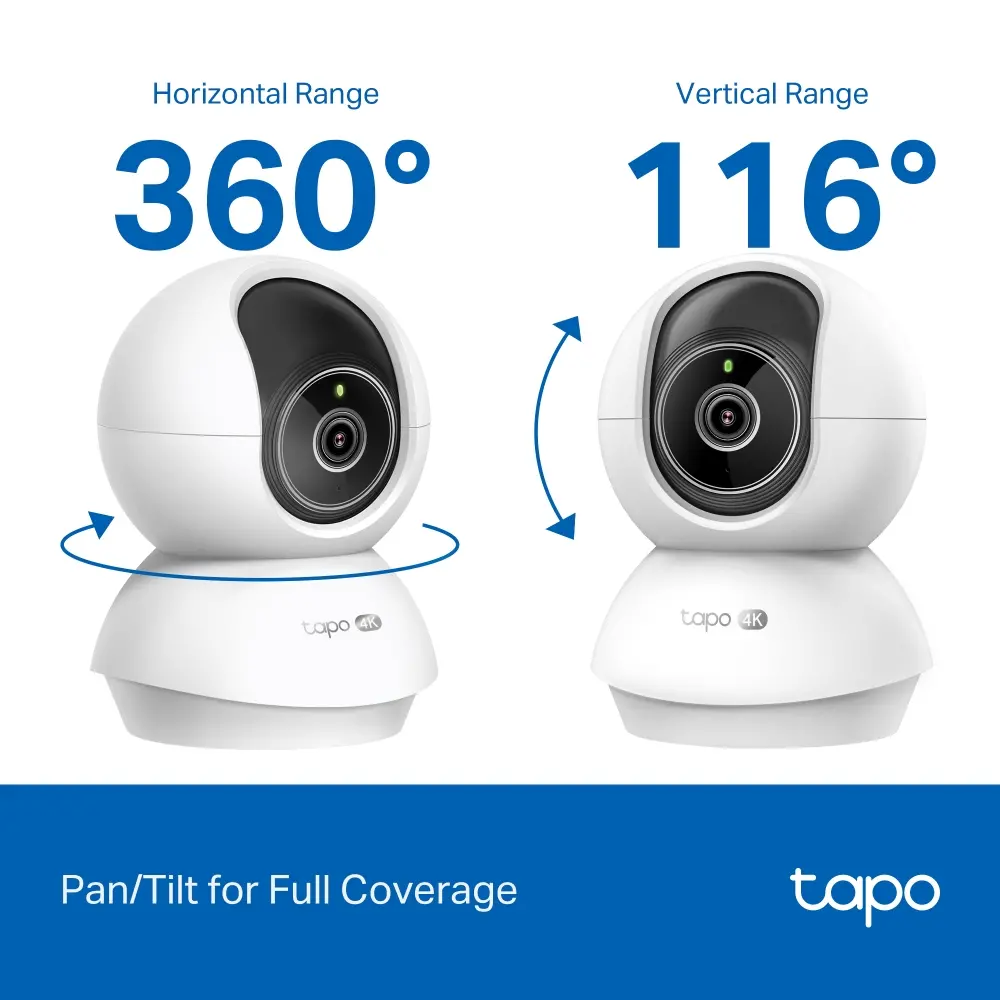 Камера TP-Link Tapo C250, Pan/Tilt AI AI домашна охранителна Wi-Fi камера - image 6