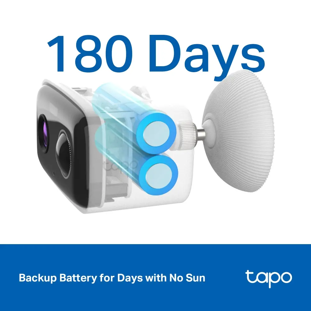 Камера TP-Link Tapo C400 KIT, включва 1бр.Tapo C400 и1бр.соларен панел - image 3