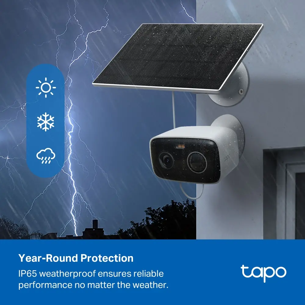 Камера TP-Link Tapo C400 KIT, включва 1бр.Tapo C400 и1бр.соларен панел - image 5