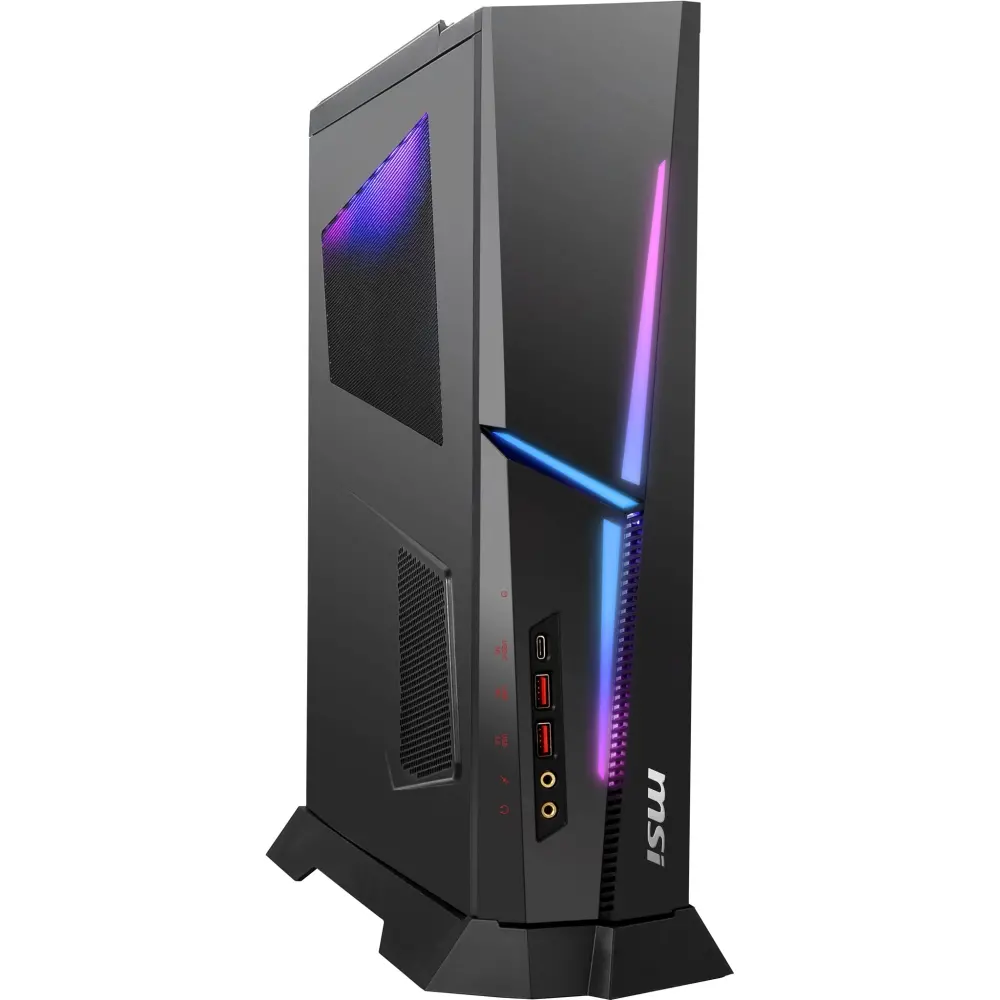 Настолен компютър, MSI MPG TRIDENT AS AI 2NVN7-102EU, Core Ultra 7 265F(20C/20T, 36M L2 Cache, up to 5.3GHz) GeForce RTX 5060 Ti SHADOW 2X PLUS 8GB GDDR7, B860, Air, 32GB (2x16GB DDR5 5600Mhz), 1TB M2 PCIe SSD, 500W 80 Plus Bronze PSU, Windows 11 Home, 10.36 Liter, 5.53kg - image 4