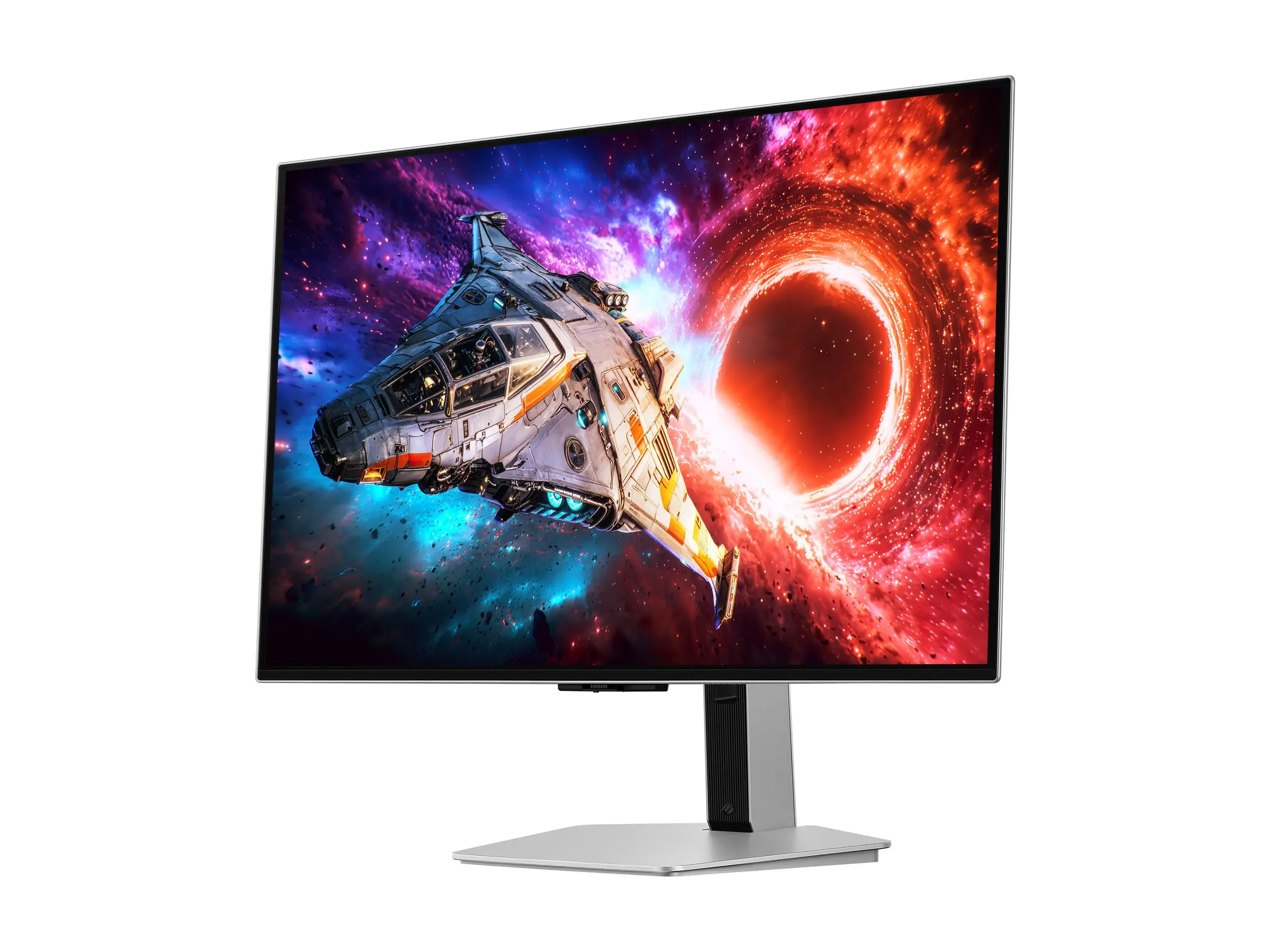 Монитор, Samsung 32'' LS32HG800SU Odyssey OLED G8 4K 3840x2160 0.03ms 240Hz Glare Free DP 2.1 (UHBR20) & USB-C (98W) Silver - image 2