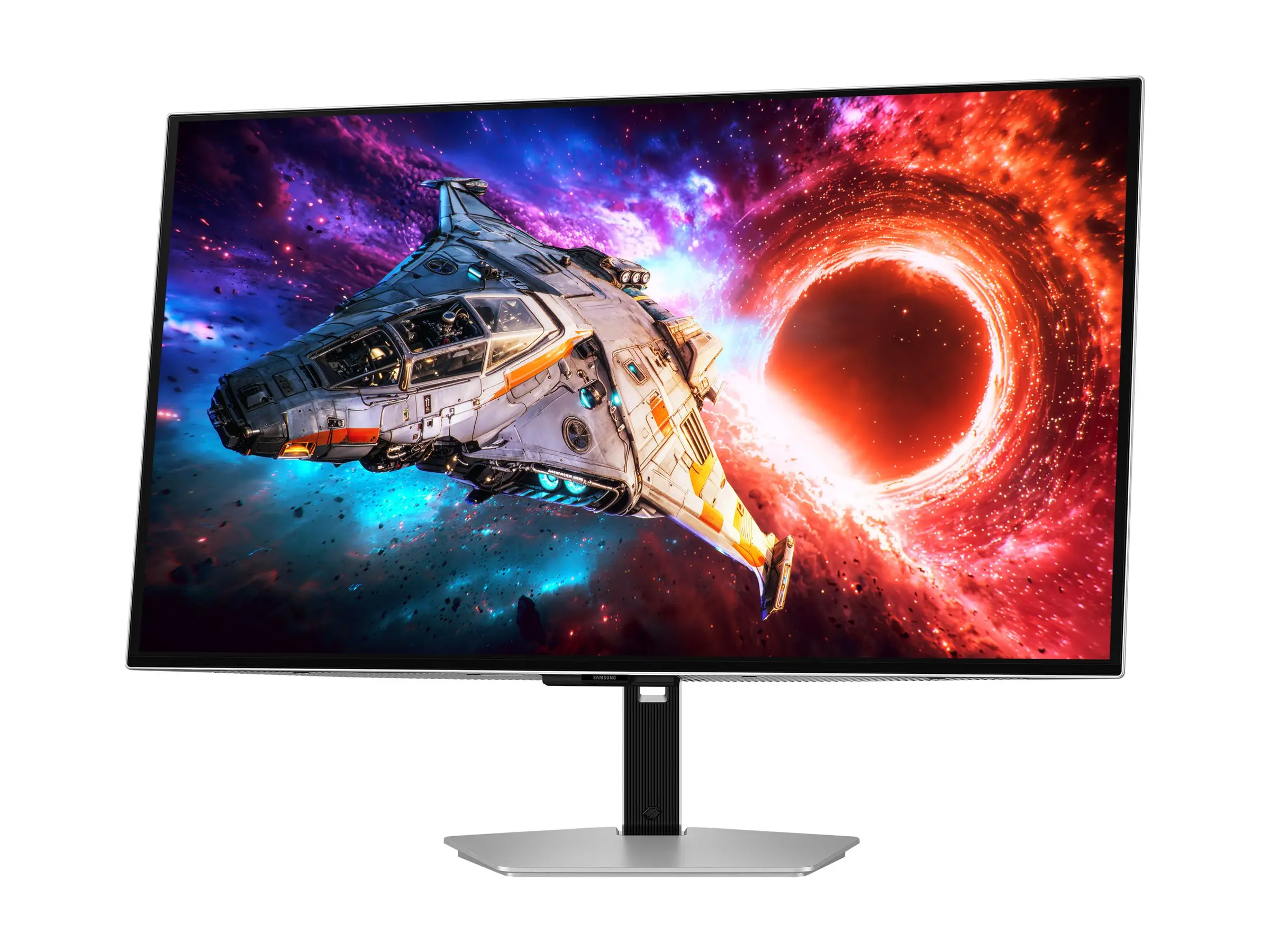 Монитор, Samsung 32'' LS32HG800SU Odyssey OLED G8 4K 3840x2160 0.03ms 240Hz Glare Free DP 2.1 (UHBR20) & USB-C (98W) Silver - image 3