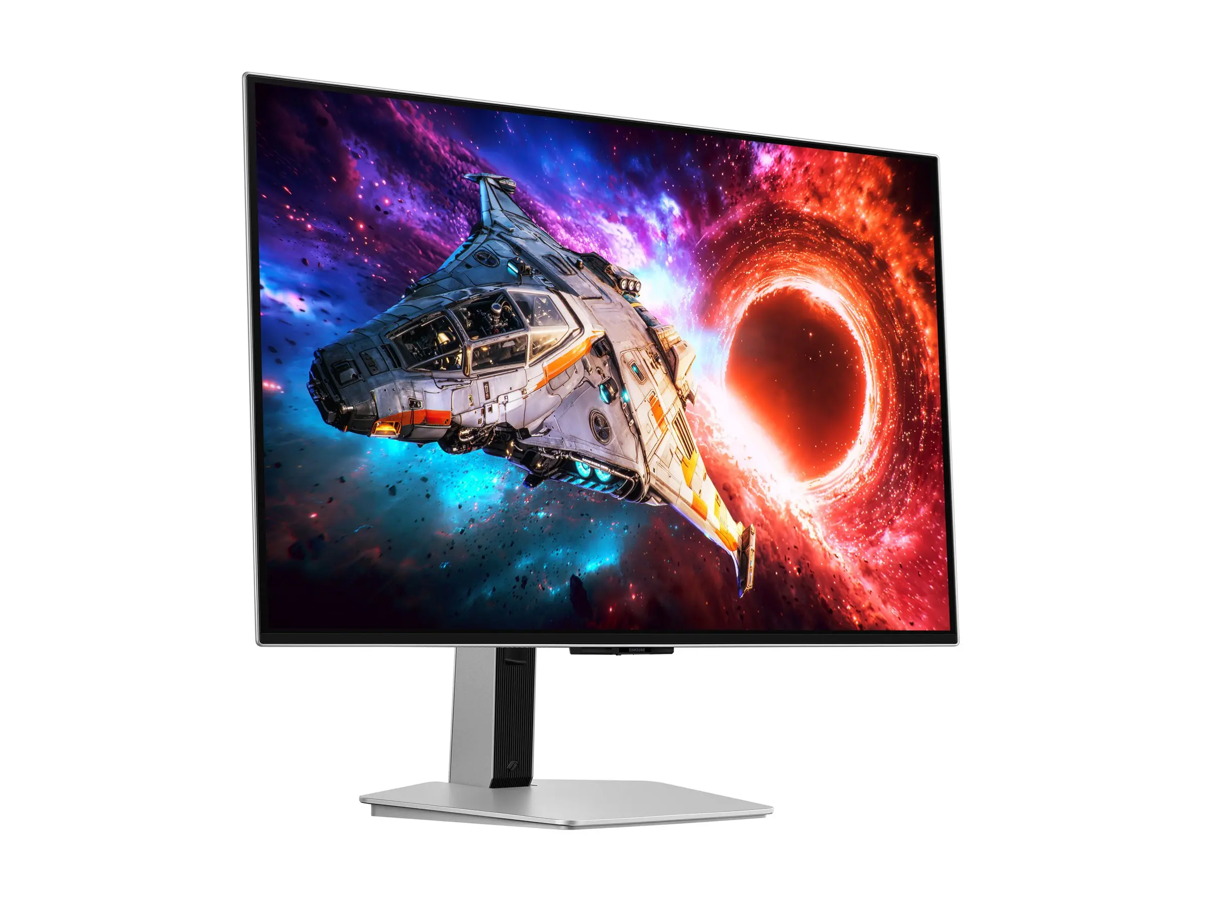 Монитор, Samsung 32'' LS32HG800SU Odyssey OLED G8 4K 3840x2160 0.03ms 240Hz Glare Free DP 2.1 (UHBR20) & USB-C (98W) Silver - image 6