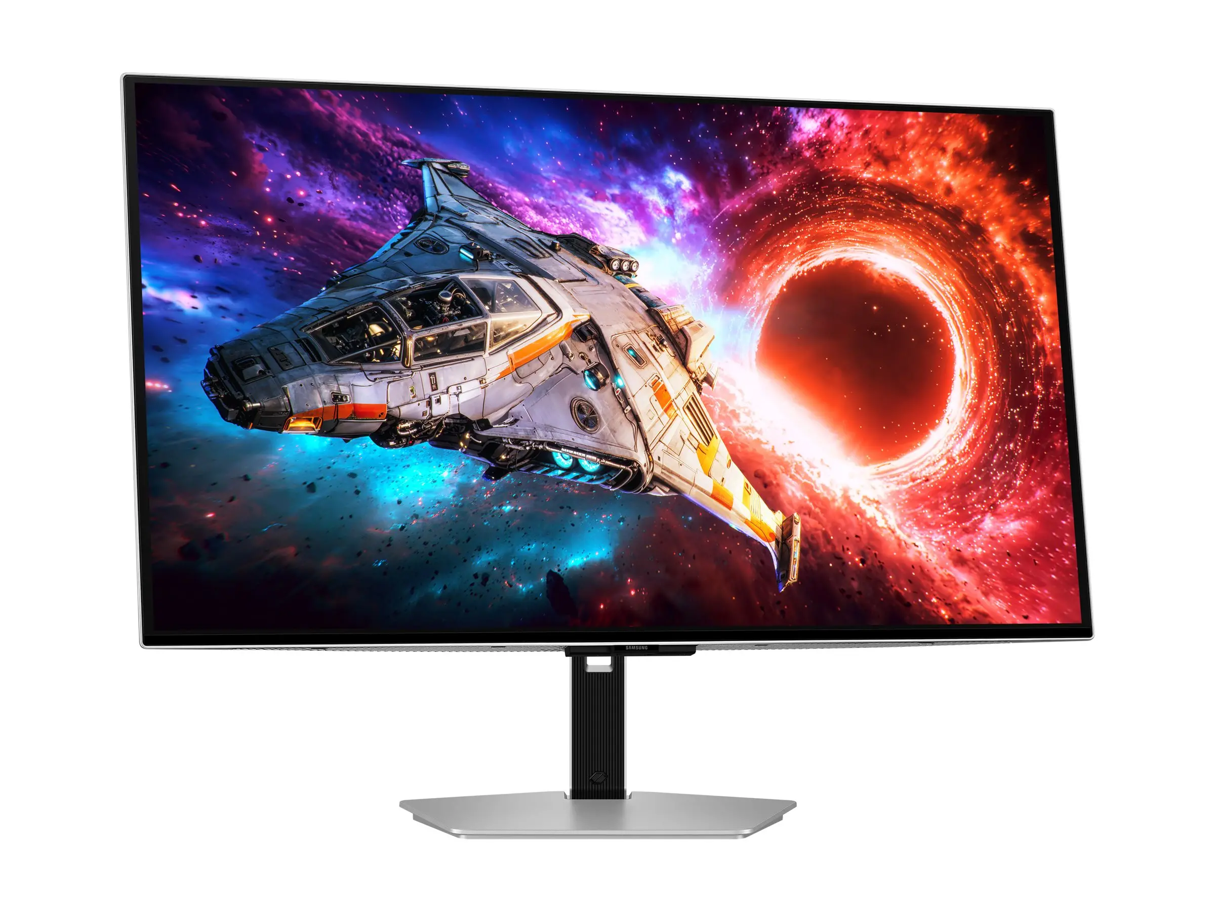 Монитор, Samsung 32'' LS32HG800SU Odyssey OLED G8 4K 3840x2160 0.03ms 240Hz Glare Free DP 2.1 (UHBR20) & USB-C (98W) Silver - image 7
