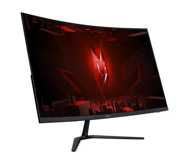 Монитор, Acer Nitro ED320QRS3biipx, 31.5" Curved 1500R, QHD (2560x1440) VA 144Hz, FreeSync, 1ms(VRB), 3000:1, 250nits, 2xHDMI(2.1), DP, Audio out, HDR10, Speakers, BluelightShield, Tilt, Black - image 1
