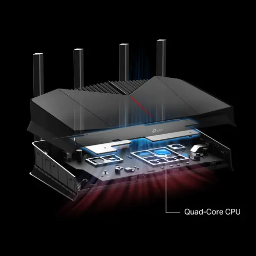 Безжичен рутер TP-Link Archer GE230,BE3600,WiFi7,2x2.5GbE,3xGbE,4x ант.,геймърск - image 6
