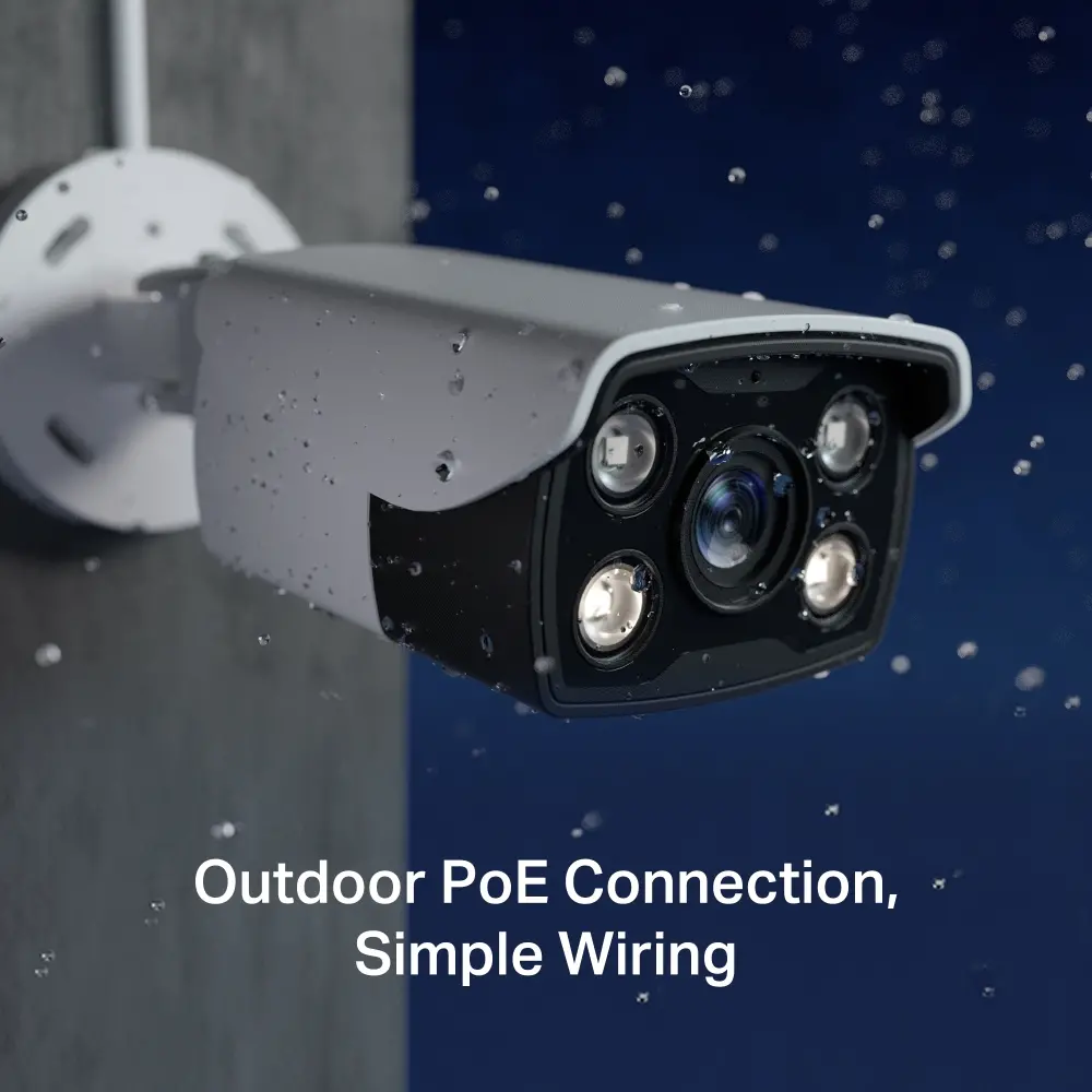 Камера TP-Link VIGI C340(2MM), 4MP, булет, Color, PoE/12V DC, IR до 30м.,Outdoor - image 2
