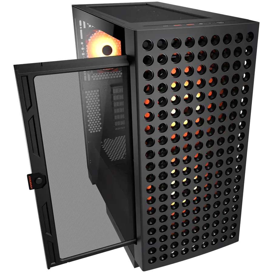 COUGAR AIRFACE ECO RGB PC Case, Mid Tower, Black - image 2