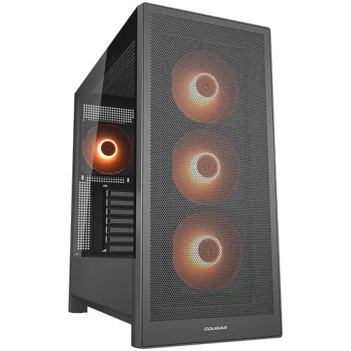 COUGAR MX230 RGB PC Case, Mid Tower, Black