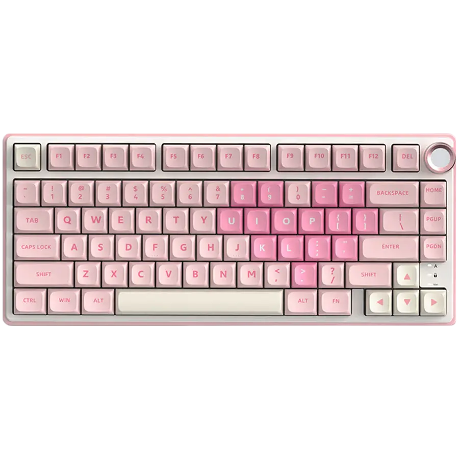 ROYAL KLUDGE R75 Pink Melody Gaming Keyboard Cream switch - image 1