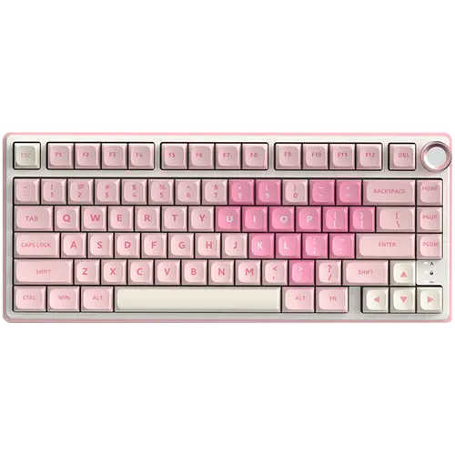 ROYAL KLUDGE R75 Pink Melody Gaming Keyboard Cream switch - image 1