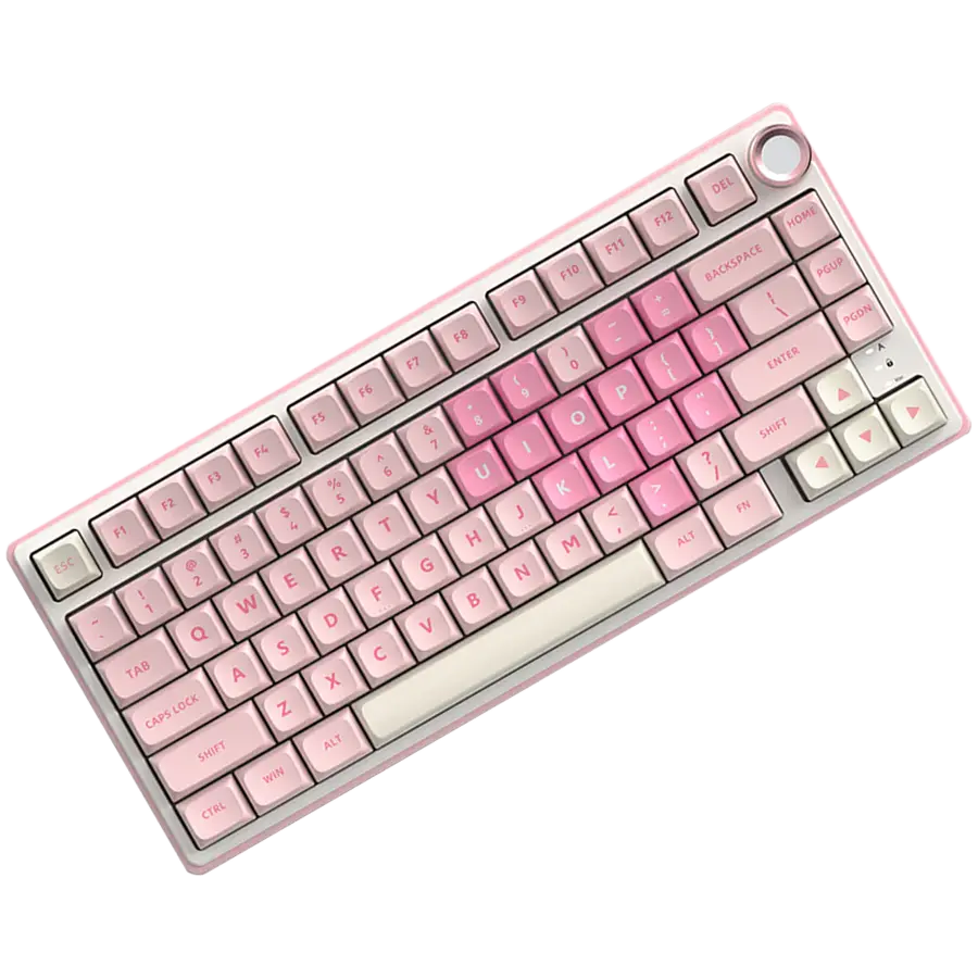 ROYAL KLUDGE R75 Pink Melody Gaming Keyboard Cream switch - image 2