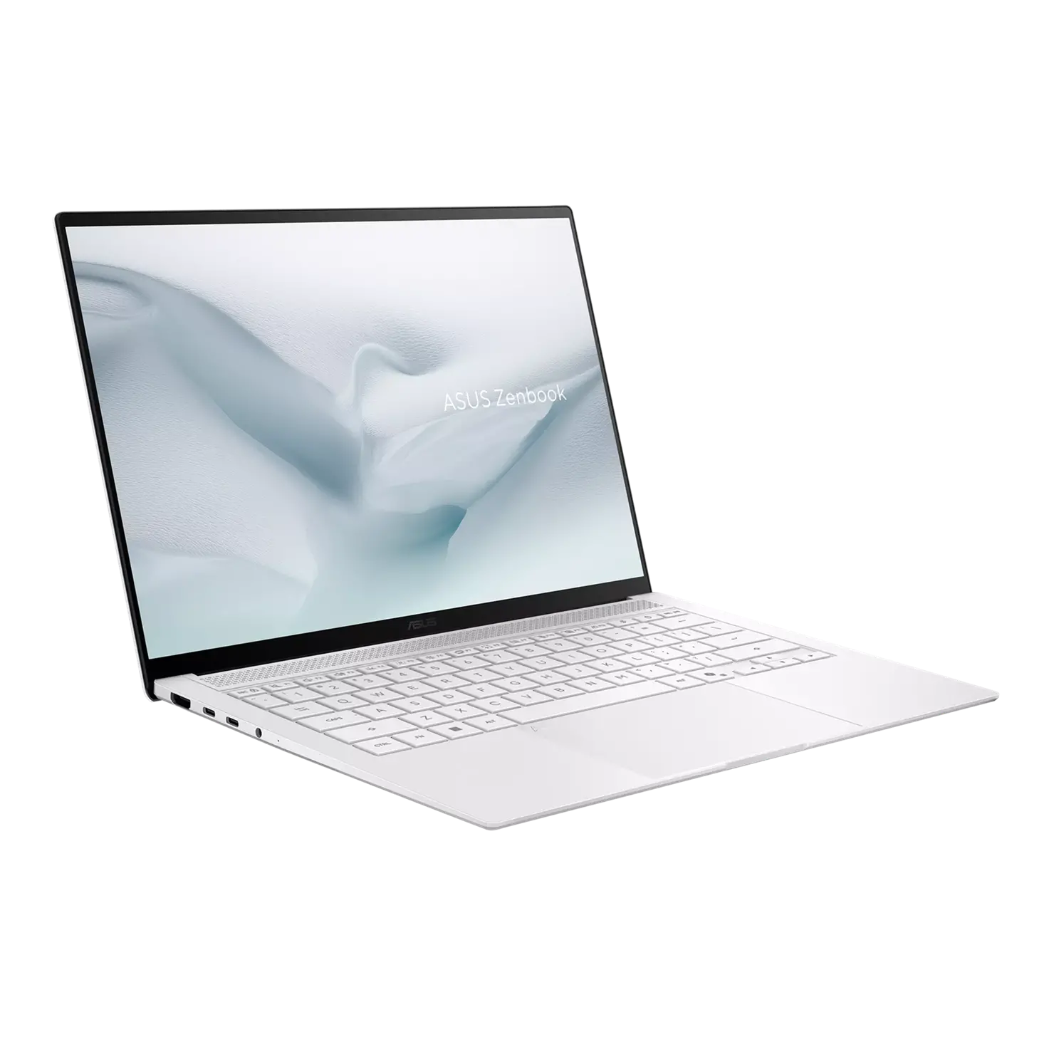 Лаптоп, Asus Zenbook S UX5406AA-SU300XNA, Intel Ultra 9 386H 2.1 GHz (18MB Cache, up to 4.9 GHz,,14.0 OLED WQXGA+(WQ+) 2880*1800 500nits(HDR 1100nits) Glare , 120Hz, Glare , 32GB LPDDR5X on BD,1TB SSD, Backlit Kbd, Windows 11 Pro,Scandinavian White - image 1