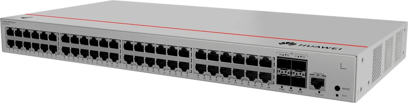 Μεταγωγέας Huawei S220-48P4S, 48x1G POE+, 4x1G SFP, L2, 380W