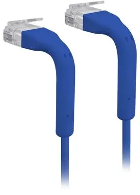 Пач кабел Ubiquiti U-Cable-Patch-RJ45-BL, 0.1m, UTP, Cat. 5e, син