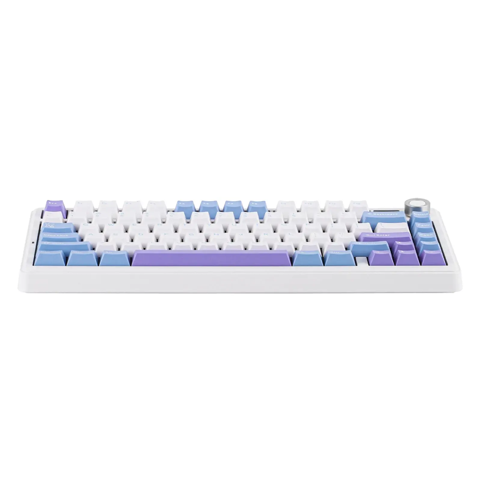Aula геймърска механична клавиатура Wireless Gaming Mechanical Keyboard F75 MAX - Reaper Switch [Linear] (English US), White, Blue, Purple - image 2