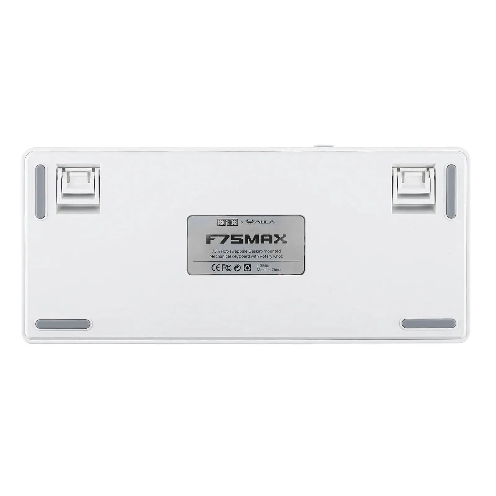 Aula геймърска механична клавиатура Wireless Gaming Mechanical Keyboard F75 MAX - Reaper Switch [Linear] (English US), White, Blue, Purple - image 3