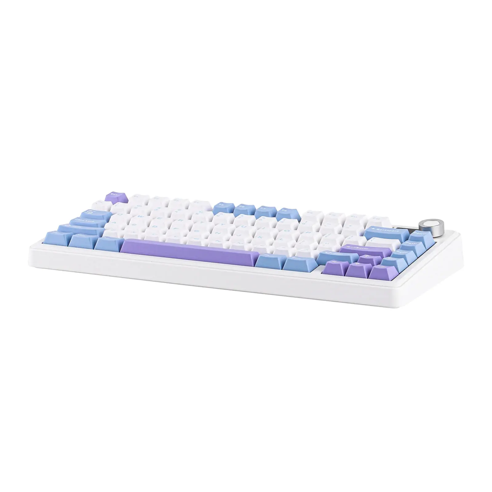 Aula геймърска механична клавиатура Wireless Gaming Mechanical Keyboard F75 MAX - Reaper Switch [Linear] (English US), White, Blue, Purple - image 4