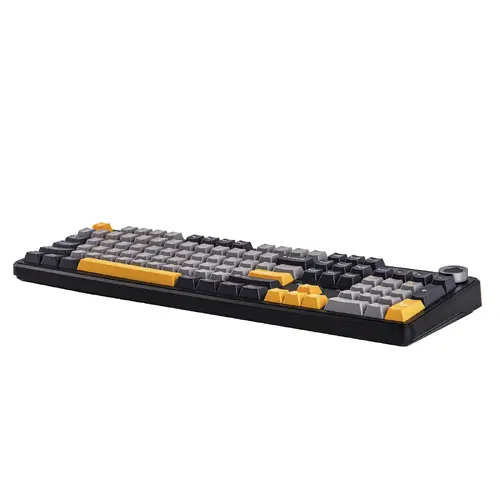 Aula геймърска механична клавиатура Wireless Gaming Mechanical Keyboard F108 PRO - Volcanic Switch [Linear] (English US), Black, Gray - image 8